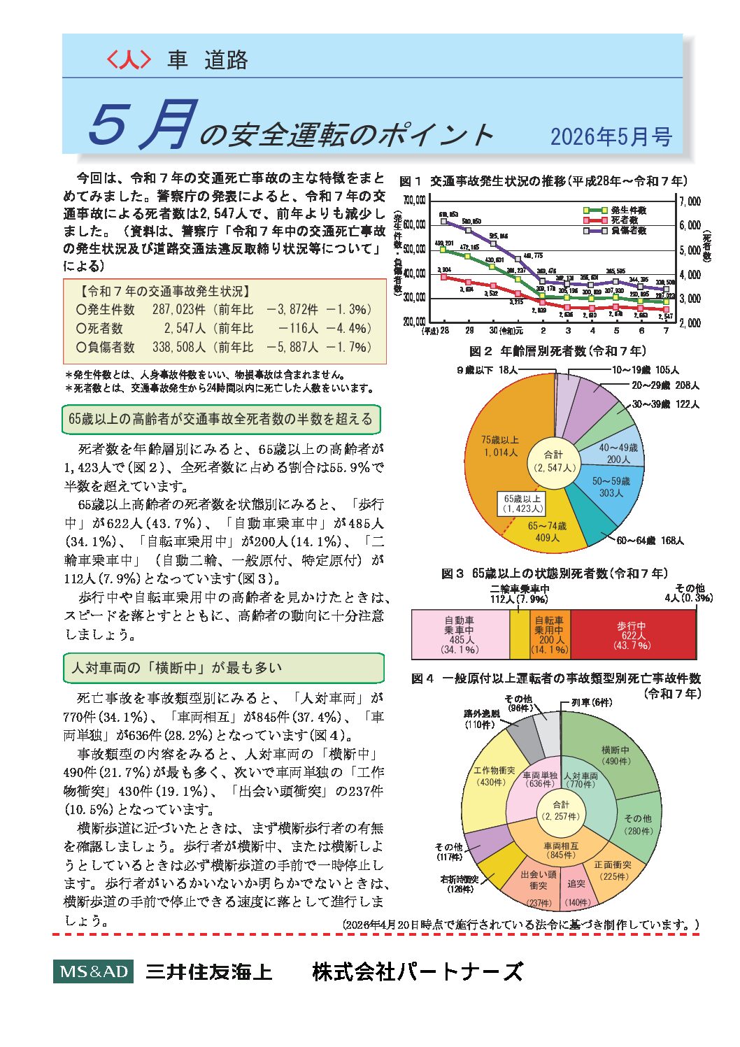 安全運転のポイント　２０２６年５月号